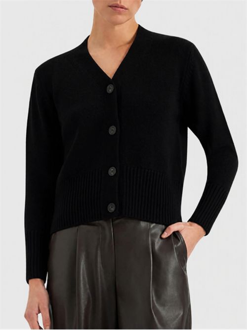 Merino Wool V-Neck Cardigan ALPHA STUDIO | AD8103E2002